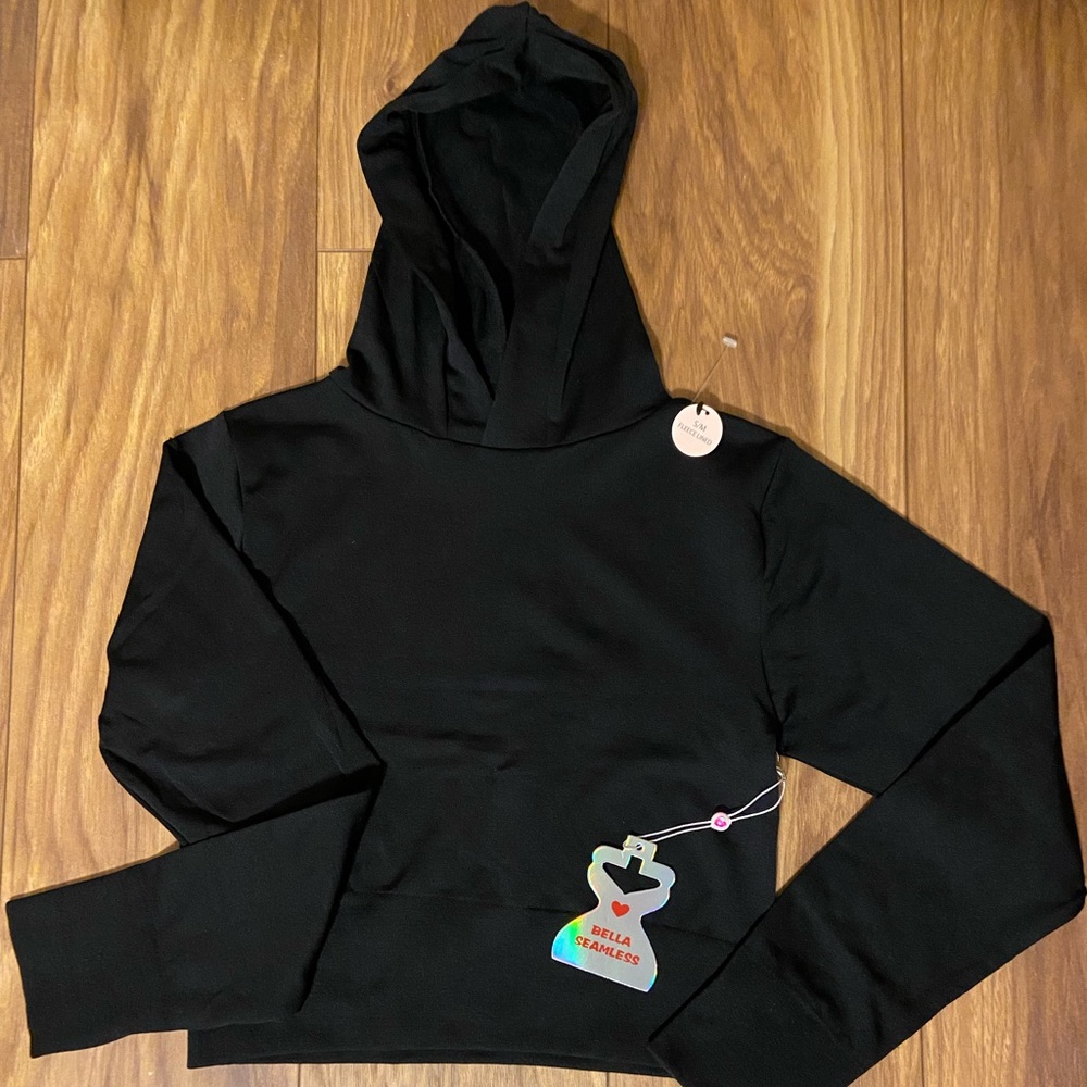 Size small crop fleece hoodie